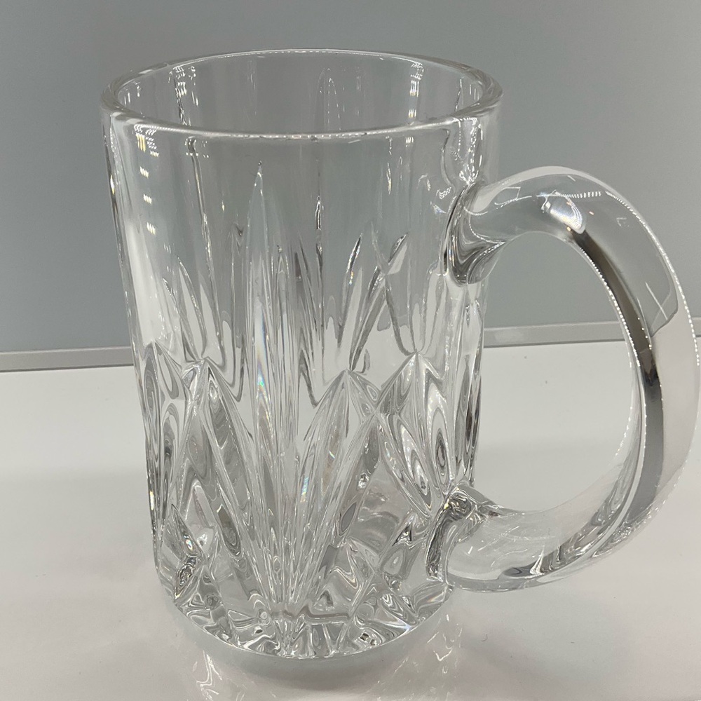 WATERFORD 20 oz 5.75” Tall Crystal Glass Beer Mug MARQUIS BROOKSIDE Germany